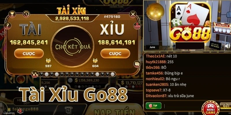 Đặt cược tài xỉu Livestream Go88 siêu tốc
